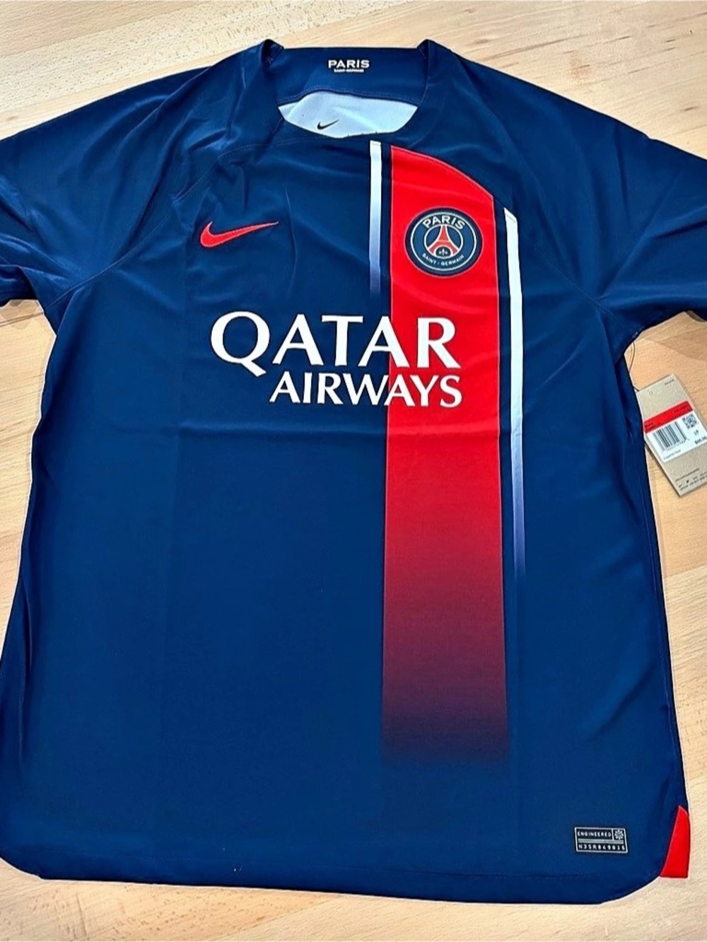 Nike Paris Saint-Germain 2023/24 Home Jersey Color Block Jersey Men’s size Large